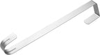Sattiyrch 12" Wreath Hanger for Front Door,Steel Over The Door Hanger Hook,Wreath Door Hanger (Silver,1)
