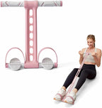 YOTTOY Pedal Resistance Band, Thick Elastic Tension Rope with Handles, Sit-Up Pull Rope Fitness Equipment for Leg, Arm, Abs, Waist, Home Gym & Yoga Training