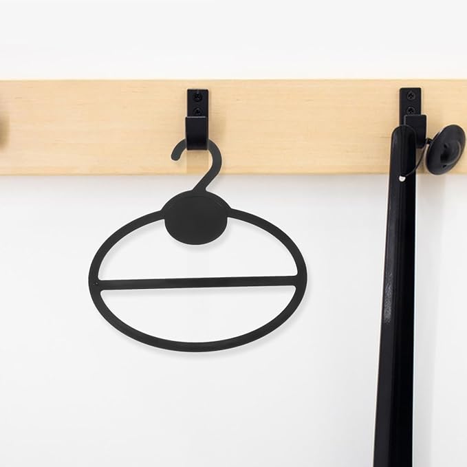 Rotating Scarf Holder 10-Piece Set Plastic Hanger for Closet Space-Saving Scarf Organizer 360° Rotation for Displaying Ties and Accessories
