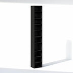 Furinno PASIR 10-Tier Closet Organizers and Storage, Open Shelf, Storage Organizer, 12-Inch Width, for Closet, Bedroom, Blackwood