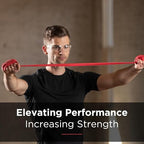 THERABAND Professional Latex Resistance Bands, Individual 6 Ft Elastic Band for Upper & Lower Body Exercise, Physical Therapy, Pilates, At-Home Workouts, 6 Foot Band, Red, Medium, Level 3