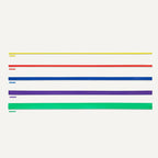 Amazon Basics Exercise Resistance Bands for Working Out, Set of 5, Multiple Resistance Levels