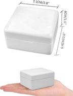Sinzyo Anastasia-Once Upon a December Music Box Vintage Musical Boxs for Birthday Gift Valentine's Day Christmas Day(White Wooden Box)