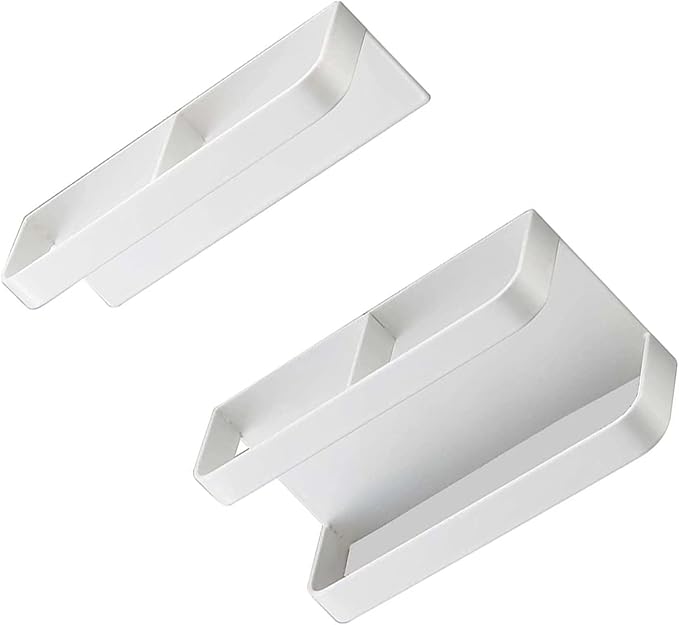 Umbrella Stand Holder Indoor, Magnetic Space Saving Umbrella Stand No Punching, Durable Height Adjusting Wall Mounted Umbrella Holder Rack for Hotel Hallway for Home Office(White)