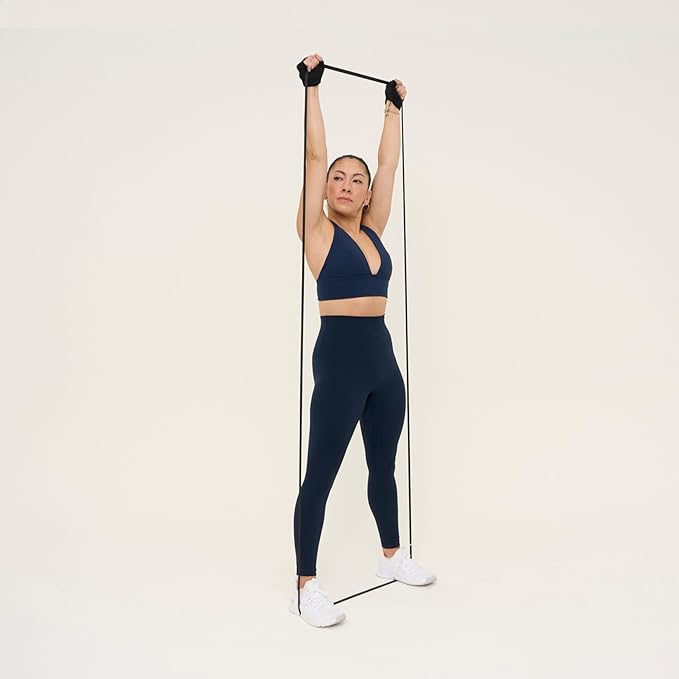 Pvolve Body Band Set – Light & Heavy Resistance Bands with Carrying Case, Adds Up to 35 lbs Load, Full-Body Strength & Tone