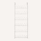Amazon Basics Over the Door Metal Shoe Rack, 18 Pair Capacity, White