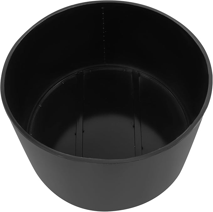 Round Display Pedestal Stand, Event Decor Display Plinth Stands, Bridal Shop Cylinder Plinth Raiser Table, Party Event Decor Circle Pedestal Stand for Boutiques Model Air Conditioner Heightening (Black, 19.7*11.8in)