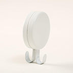 Magnetic Wreath Hanger Heavy Duty Magnet Hooks Hanging Supplies for Metal Door Refrigerator Christmas Wreaths Party Decoration Super Strong Magnetism (White, 4 Pack)