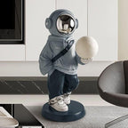 Astronaut Statue, Astronaut Sculpture, Home Decor Sculpture, Cool electroplated mask Decoration, Large Astronaut Ornament
