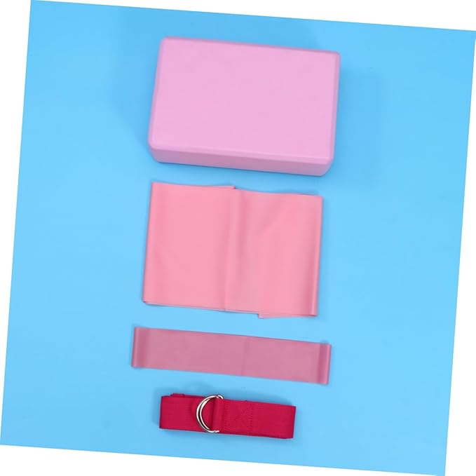 2 Sets Fitness Band Toolkit Yoga Mat Sweat Suit Sports Handle Suits Yoga Brick Yoga Equipment Resistance