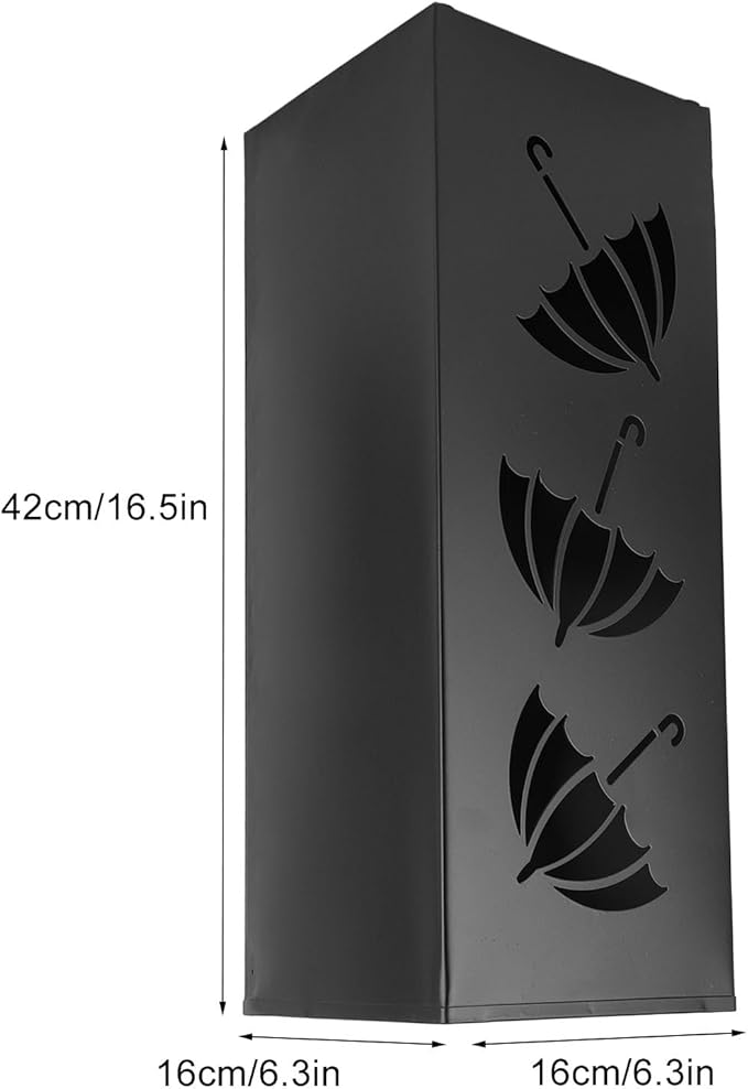 Umbrella Stand, Compact Space Saving Stand, Rustproof Powder Coated Steel with Rustproof Design, Ideal for Entryway, Office & Home Storage