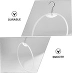10pcs Round Briefs Hanger Rack for Closet Smooth Plastic Organizer for Swimwear Underwear and Scarves and Safe Design