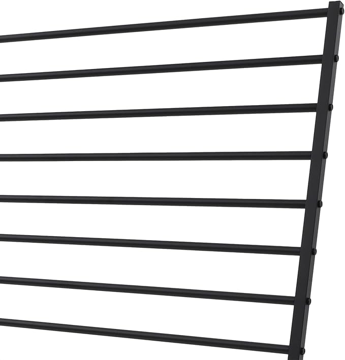 Scarf Organizer, Metal Hijab Organizer, 10 Tier Scarf Holder Hanger for Multiple Scarves, Freestanding Hijab Stand Belt Pants Hanging Rack for Home, Commercial, Clothing Store (Black, 120cm)