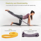 VEICK Resistance Bands for Working Out, Exercise Bands, Workout Bands, Pull Up Assistance Bands, Long Heavy Stretch Bands Set for Men Women, Power Weight Gym at Home Fitness Equipment