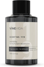 VINEVIDA [4 Fl Oz] Scent NO. 1119 Fragrance Oil for Cold Air Diffusers, Aromatic Notes of Marshmallow Cream Pumpkin, Essential Oils for Diffuser Oil Refill & Air Freshener Room Spray