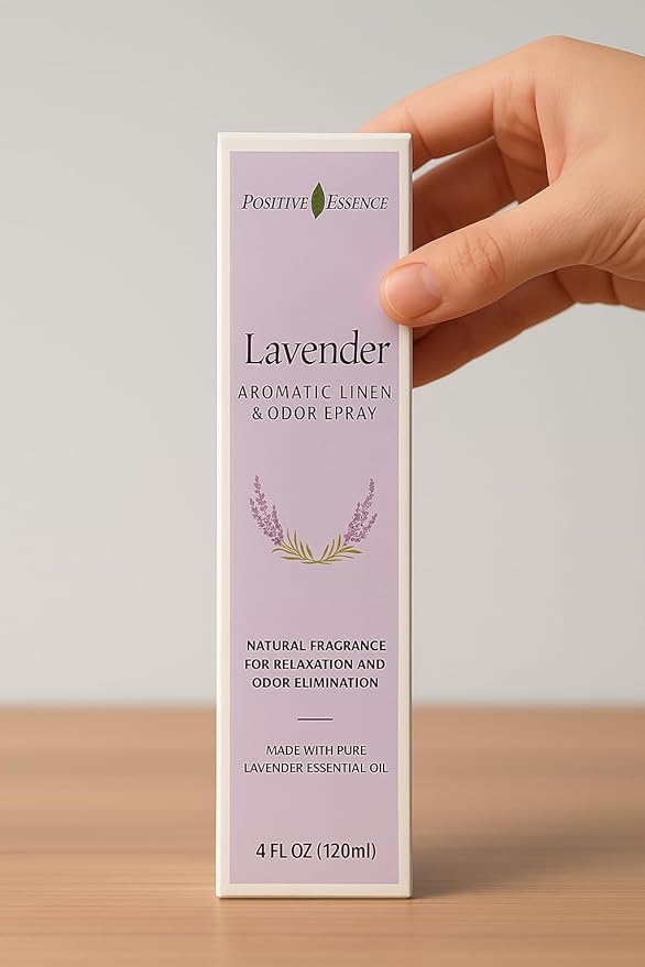 Lavender Room and Pillow Spray, Natural Aromatherapy Sleep Spray with Lavender Essential Oil for Relaxation, Fabric & Bedding Mist, Non-Aerosol Odor Neutralizer