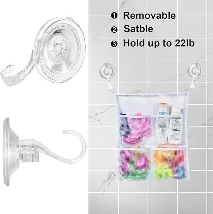 2 pack Suction Cup Wreath Hanger ，Large Clear Vacuum Heavy-Duty Reusable Wreath Hooks，use for Windows Tiles Glass Smooth Doors Mirrors to Hang Bags Coats Umbrellas kitchenware and Christmas Wreaths