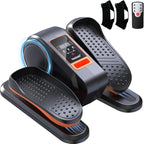 Under Desk Elliptical Machine, Electric Leg Exerciser as Seen on TV for Senior, Quiet Portable Seated Pedal Exerciser Machine with Remote Control, 12 Adjustable Speeds for Home Office
