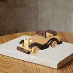 MagiDeal Vintage Car Model Miniature Automobile Antique Design Collectible Vehicle Figurine Wooden Ornament for Lovers Adults Him Son, Style C