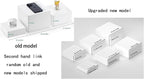 6pcs White Acrylic Food Display Risers Stands, Desert (Dessert) Risers, Buffet Display Stands, Acrylic Stands for Display, White Acrylic Boxes for Display - Dessert Buffet Displays, Party Wedding Cake Risers, Elevator Riser Decor, Food Risers for Decor...