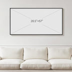 Large Framed Modern Abstract Vertical Wall Art for Living Room, Bright Style Luxury Art Prints Paintings Artwork for Walls, Silver Gray Minimalist Pictures for Hallway Entryway Foyer Stair Office Wall Decor 30x60 In