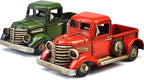 Vintage Truck Tabletop Ornaments Metal Truck Planter Farmhouse Christmas Holiday Decorations Metal Truck Planter