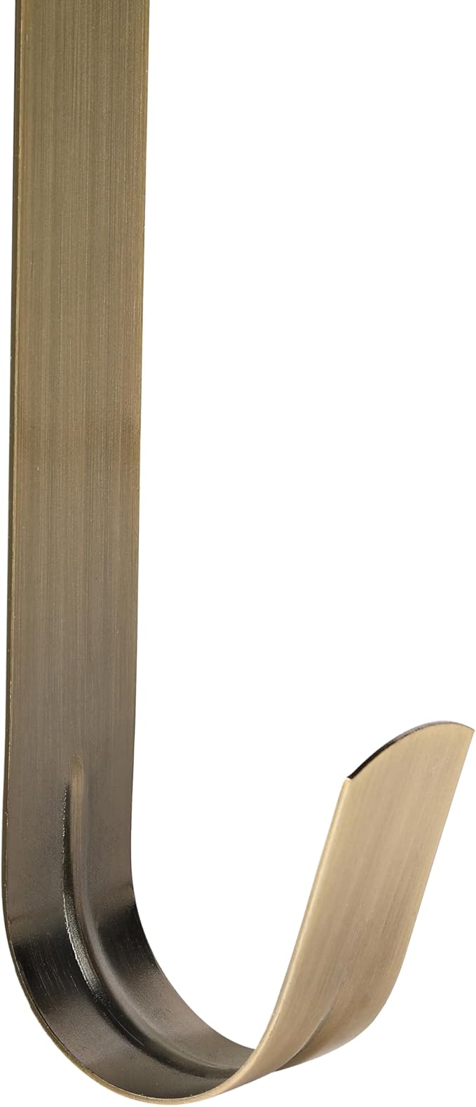 Wreath Hanger for Front Door, Slim Over The Door Hook, Easy to Use and Reusable Holiday Wreath Holder for Christmas, Thanksgiving, Halloween and Daily Décor(15" Bronze, 2)