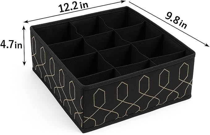 Fabric Drawer Organizer – Foldable Cloth Storage Box for Clothes, Closet, and Dresser Organization