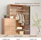 Hershii Expandable Shelf Rod Closet System 5-Bar Telescopic Heavy Duty Clothes Hanger Adjustable DIY Storage Organizer Shoe Rack