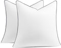 puredown® 22x22 Pillow Inserts Set of 2, Full Fluffy Down Alternative Decorative Pillows, Soft Plush Throw Pillows for Couch, Sofa, Bed and Home Decor
