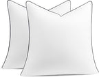 puredown® 22x22 Pillow Inserts Set of 2, Full Fluffy Down Alternative Decorative Pillows, Soft Plush Throw Pillows for Couch, Sofa, Bed and Home Decor
