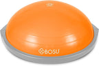 Bosu Balance Ball Exercise Trainer, Home Gym Equipment w/ Guided Workouts & Pump, 26", Blue - Inflatable Fitness Platform for Strength Training, Standing, Balancing, and Core Workout