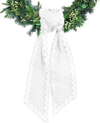 of Decorative Door Swag with Beautiful Scalloped Design Instantly Brightens Entryways and Living Space Trim Garlands Ribbons