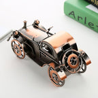 Metal Antique Vintage Car Model Handmade Handcrafted Collections Collectible Vehicle Home Décor