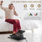 Under Desk Elliptical Machine, Electric Elliptical as Seen on TV for Seniors Adults with 15 Adjustable Speed, Quiet & Portable Electric Seated Pedal Exerciser with Remote Control & 5 Auto Mode