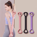 Resistance Bands for Exercise,6-Tube Elastic Yoga Pedal Puller Resistance Band, Natural Latex Tension Rope Fitness Equipment, for Abdomen/Waist/Arm/Leg Stretching Slimming Training
