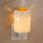 STAR MOON Plug in Wax Melt Warmer, Plug in Wax Warmers for Scented Wax, Scentsy Diffuser for Fragrance Oil Wax Melter Decoration with Two Bulbs
