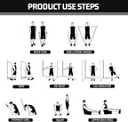 VEICK Resistance Bands, Exercise Bands, Workout Bands, Resistance Bands for Working Out with Handles for Men and Women, Exercising Bands for Fitness Weights Work Out at Home