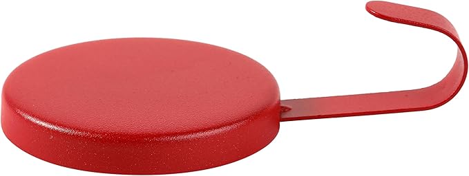 Magnetic Wreath Hanger Heavy Duty Magnet Hooks Hanging Supplies for Metal Door Refrigerator Christmas Wreaths Party Decoration Super Strong Magnetism (Red, 2 Pack)