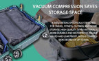 Premium Reuseable Vacuum Bags for Travel – Ideal for Efficient Packing and Space Saving in Travel Suitcase and Backpack, Space Saver Bags for Clothing (No Pump included)