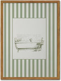 Funny Kids Bathroom Wall Art Cute Boy in Bathtub Wall Decor Picture, Eclectic Child Nursery Bathroom Poster Canvas Prints painting for Restroom 16x24 inch Wood Framed