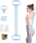 Figure 8 Resistance Band for Women 15-90LBS, Adjustable Resistance Bands with Handles for Arm Back Exercise, 6 Fitness Elastic Rope, Stretch Bands for Yoga, Pilates, Strength Training