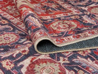 Keen Home Design 6x9 Rug - Machine Washable Area Rug with Non-Slip Backing, Ideal for Living Room, Dining Room, Bedroom - Vintage, Easy Clean, Durable, Low Pile Rug - (6' x 9')