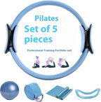 Women's Essential Pilates Set, Including 5 Accessories, Pilates Ring Boot Strap, Women's Yoga Set, and gluteal Yoga Ball Boot Strap