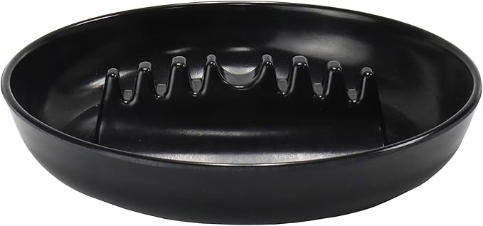 Chef Craft Classic Ash Tray, 7 inches in Diameter, Black