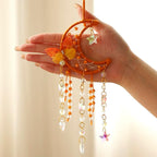Artilady Dream Catcher for Girls - Butterfly Small Moon Dream Catchers with Crystals Cute Room Decor for Teen Girls Boys Boho Bedroom Wall Home Decorations Birthday Christmas Women Kids Gifts