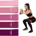 Resistance Loop Exercise Bands for Home Fitness, Yoga Pilates, Stretching, Strength Training, and Physical Therapy - Elastic Bands Set Workout Bands for Women&Men (5pcs Set)