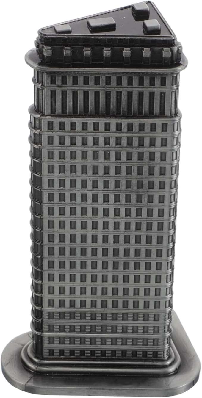 MAGICLULU Vintage Alloy Building Model: Decorative Metal Craft - Architectural Sculpture Travel Souvenir Photography Prop