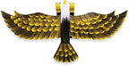 WitnyStore Wooden Bird Mobile 25" Yellow Black Flying Eagle Hand Made Painted Wood Flapping Wing Birds Hanging Ceiling Decor Wind Chimes Handcrafted Animal Decorative Collectible Décor Gifts Souvenirs