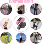 Long Resistance Bands, Fabric Resistance Bands Stretch Bands for Exercise Bands Resistance Bands Set Elastic Resistance Bands for Working Out Women Resistance Bands for Physical Therapy